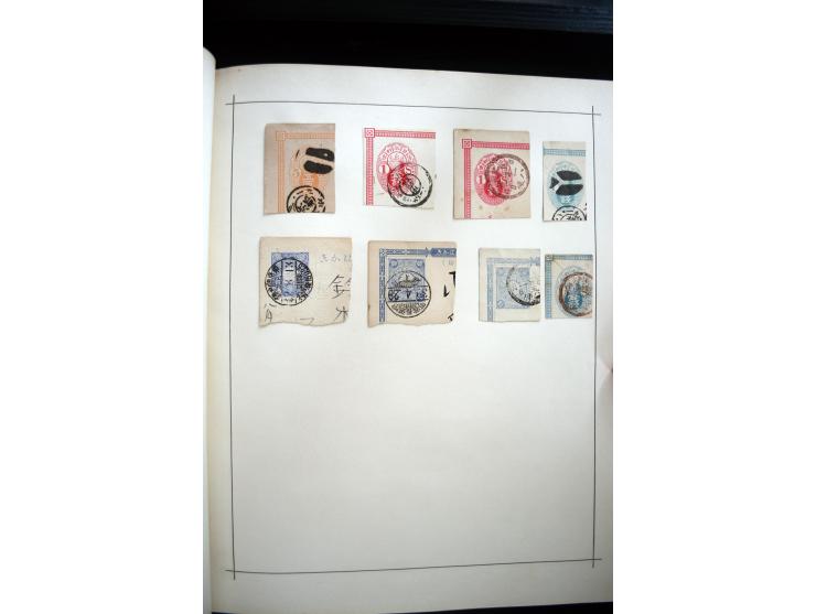1840/1900, sehr schöne ungebrauchte und gestempelte Sammlung in zwei alten "Senf-Alben", dabei viele bessere Werte, u.a. Groß