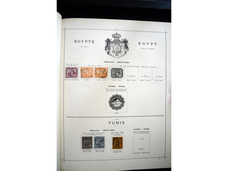 1840/1900, sehr schöne ungebrauchte und gestempelte Sammlung in zwei alten "Senf-Alben", dabei viele bessere Werte, u.a. Groß