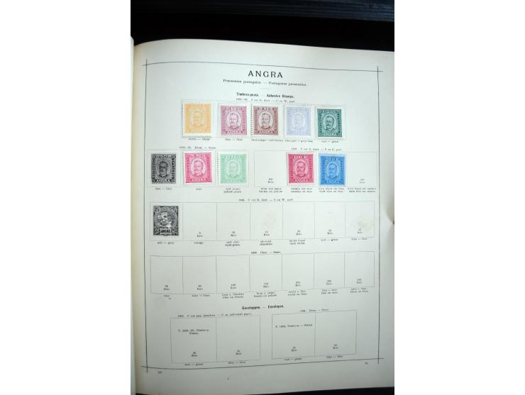 1840/1900, sehr schöne ungebrauchte und gestempelte Sammlung in zwei alten "Senf-Alben", dabei viele bessere Werte, u.a. Groß