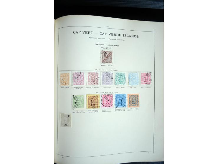 1840/1900, sehr schöne ungebrauchte und gestempelte Sammlung in zwei alten "Senf-Alben", dabei viele bessere Werte, u.a. Groß