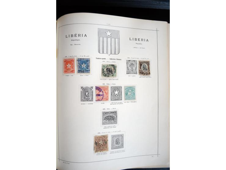 1840/1900, sehr schöne ungebrauchte und gestempelte Sammlung in zwei alten "Senf-Alben", dabei viele bessere Werte, u.a. Groß