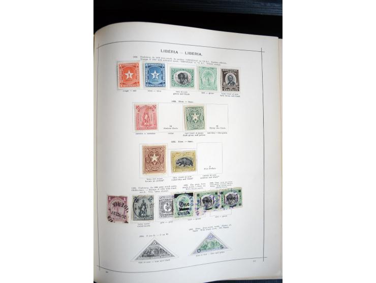 1840/1900, sehr schöne ungebrauchte und gestempelte Sammlung in zwei alten "Senf-Alben", dabei viele bessere Werte, u.a. Groß