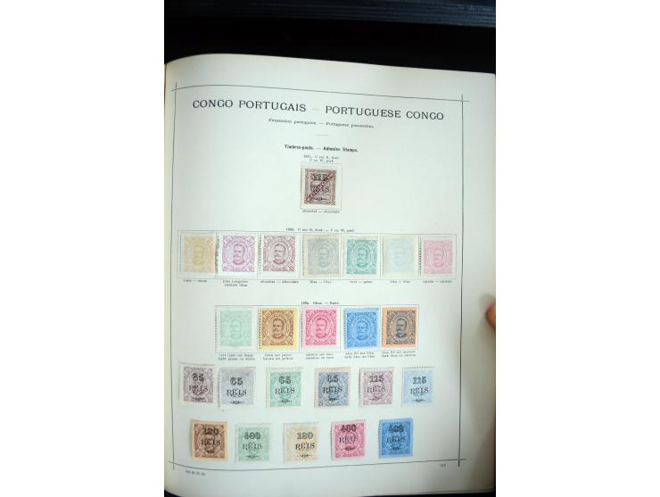 1840/1900, sehr schöne ungebrauchte und gestempelte Sammlung in zwei alten "Senf-Alben", dabei viele bessere Werte, u.a. Groß