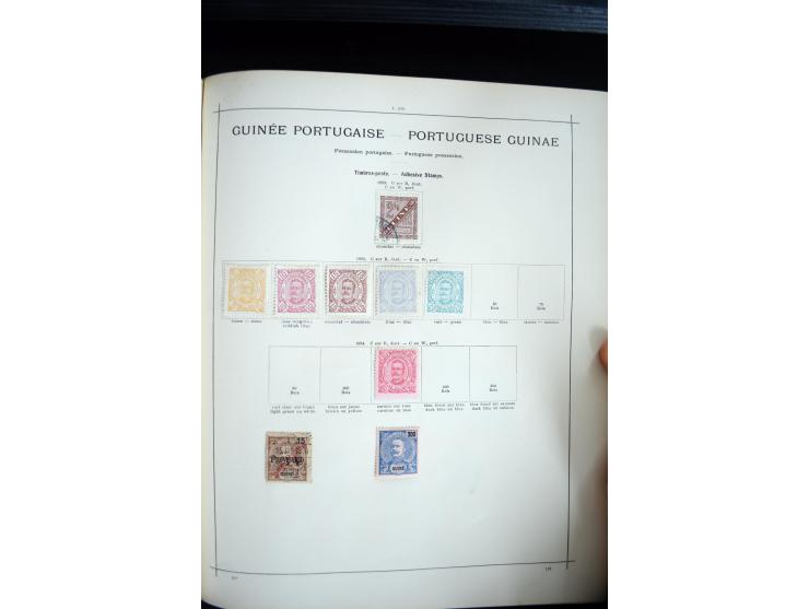 1840/1900, sehr schöne ungebrauchte und gestempelte Sammlung in zwei alten "Senf-Alben", dabei viele bessere Werte, u.a. Groß