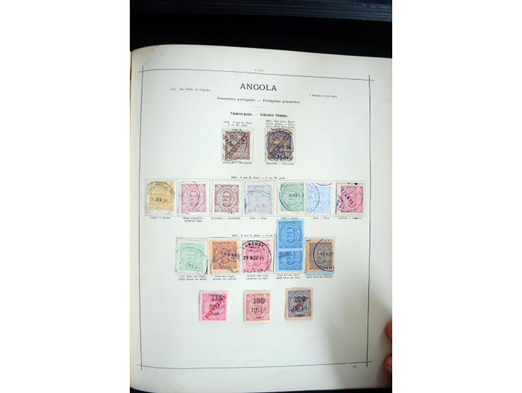 1840/1900, sehr schöne ungebrauchte und gestempelte Sammlung in zwei alten "Senf-Alben", dabei viele bessere Werte, u.a. Groß