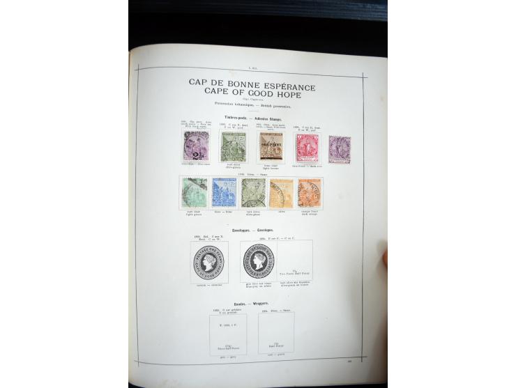 1840/1900, sehr schöne ungebrauchte und gestempelte Sammlung in zwei alten "Senf-Alben", dabei viele bessere Werte, u.a. Groß