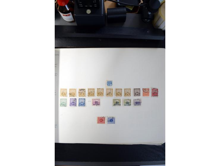 1840/1945, ungebrauchte und gestempelte Sammlung in sechs Alben, dabei Altdeutsche Staaten mit größerem Teil Bayern beginnend