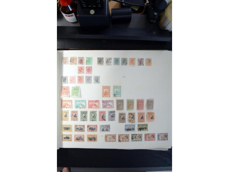 1840/1945, ungebrauchte und gestempelte Sammlung in sechs Alben, dabei Altdeutsche Staaten mit größerem Teil Bayern beginnend