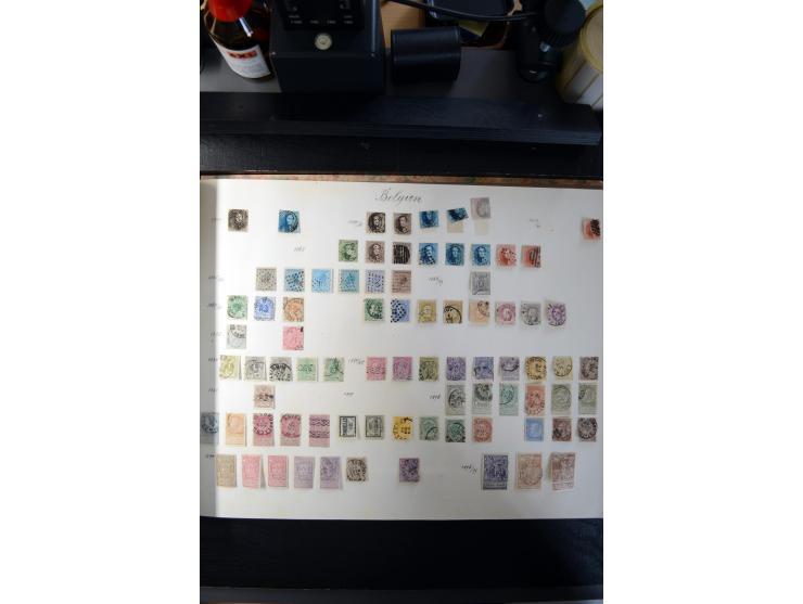 1840/1945, ungebrauchte und gestempelte Sammlung in sechs Alben, dabei Altdeutsche Staaten mit größerem Teil Bayern beginnend