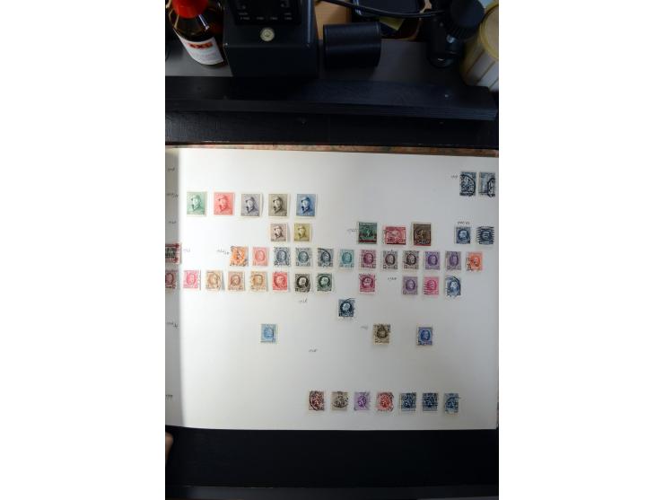 1840/1945, ungebrauchte und gestempelte Sammlung in sechs Alben, dabei Altdeutsche Staaten mit größerem Teil Bayern beginnend