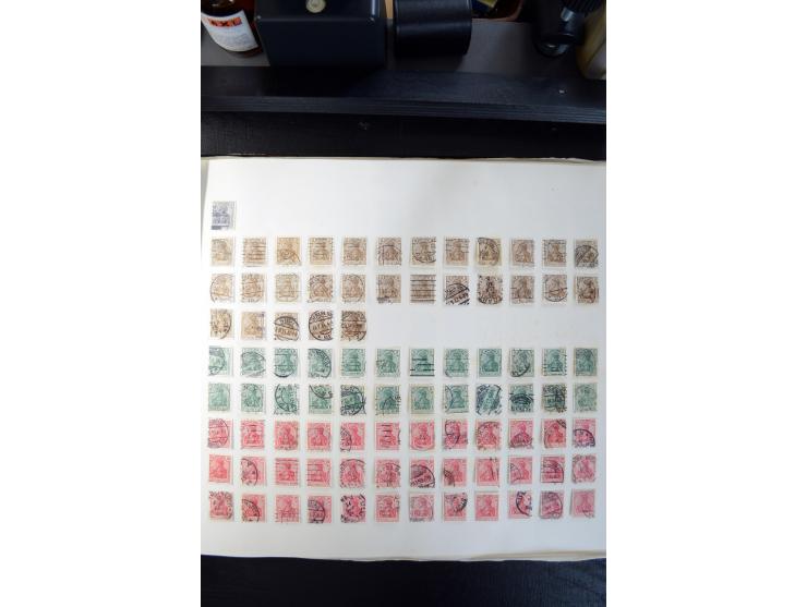 1840/1945, ungebrauchte und gestempelte Sammlung in sechs Alben, dabei Altdeutsche Staaten mit größerem Teil Bayern beginnend