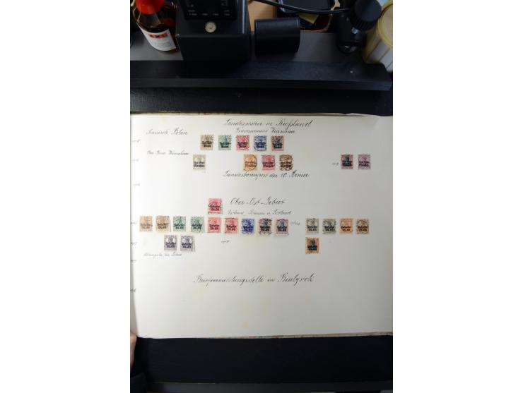 1840/1945, ungebrauchte und gestempelte Sammlung in sechs Alben, dabei Altdeutsche Staaten mit größerem Teil Bayern beginnend