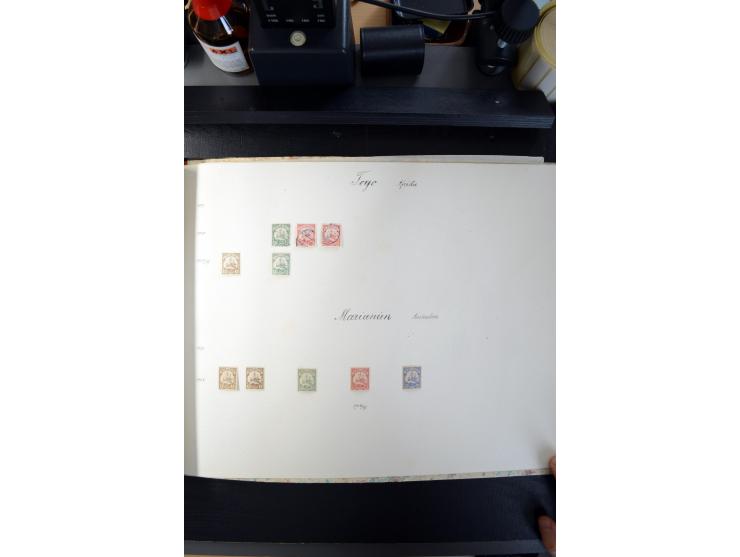 1840/1945, ungebrauchte und gestempelte Sammlung in sechs Alben, dabei Altdeutsche Staaten mit größerem Teil Bayern beginnend