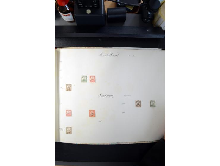 1840/1945, ungebrauchte und gestempelte Sammlung in sechs Alben, dabei Altdeutsche Staaten mit größerem Teil Bayern beginnend