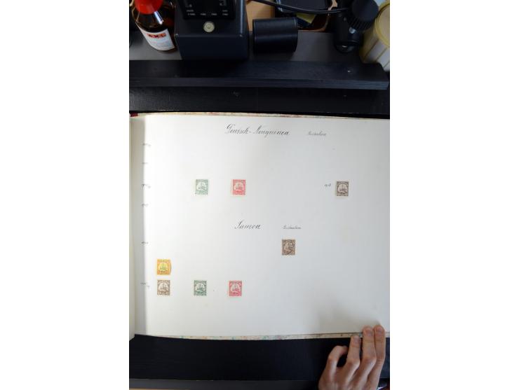 1840/1945, ungebrauchte und gestempelte Sammlung in sechs Alben, dabei Altdeutsche Staaten mit größerem Teil Bayern beginnend