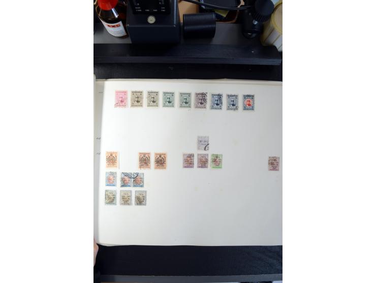 1840/1945, ungebrauchte und gestempelte Sammlung in sechs Alben, dabei Altdeutsche Staaten mit größerem Teil Bayern beginnend
