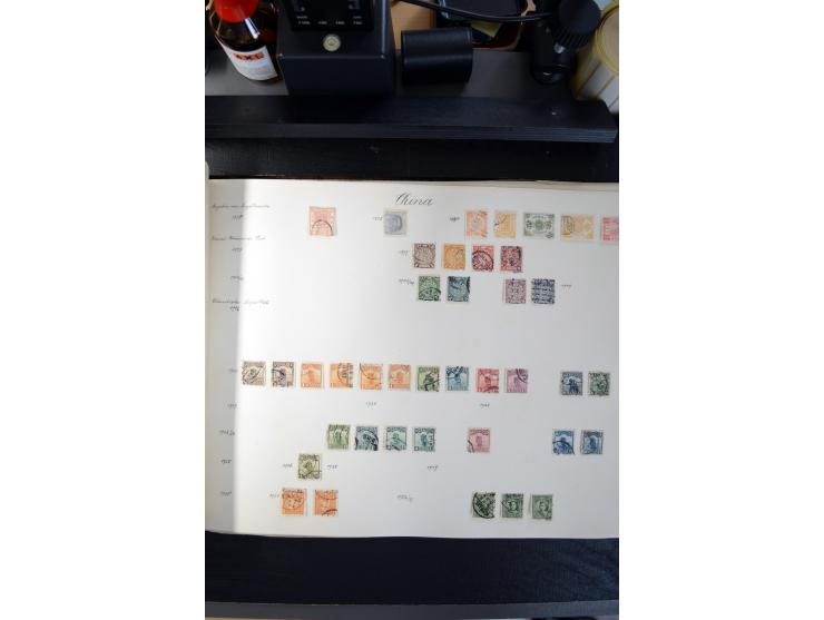 1840/1945, ungebrauchte und gestempelte Sammlung in sechs Alben, dabei Altdeutsche Staaten mit größerem Teil Bayern beginnend