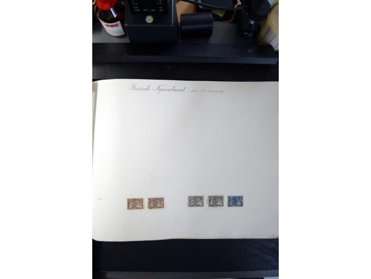 1840/1945, ungebrauchte und gestempelte Sammlung in sechs Alben, dabei Altdeutsche Staaten mit größerem Teil Bayern beginnend