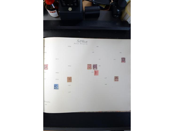 1840/1945, ungebrauchte und gestempelte Sammlung in sechs Alben, dabei Altdeutsche Staaten mit größerem Teil Bayern beginnend