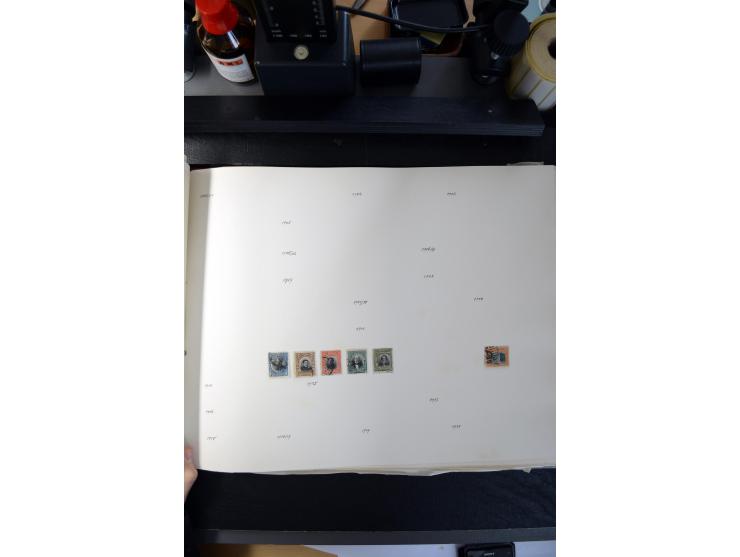 1840/1945, ungebrauchte und gestempelte Sammlung in sechs Alben, dabei Altdeutsche Staaten mit größerem Teil Bayern beginnend