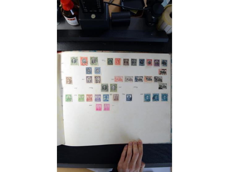 1840/1945, ungebrauchte und gestempelte Sammlung in sechs Alben, dabei Altdeutsche Staaten mit größerem Teil Bayern beginnend