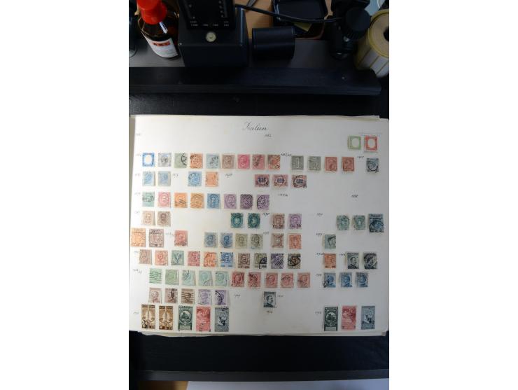 1840/1945, ungebrauchte und gestempelte Sammlung in sechs Alben, dabei Altdeutsche Staaten mit größerem Teil Bayern beginnend