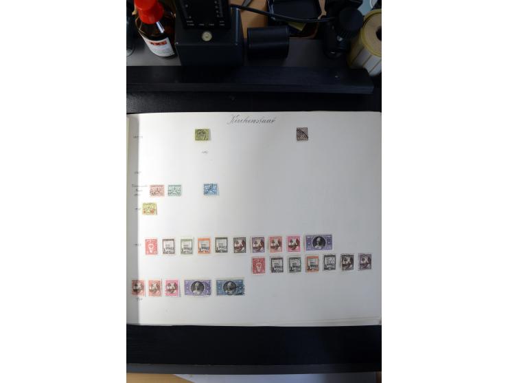 1840/1945, ungebrauchte und gestempelte Sammlung in sechs Alben, dabei Altdeutsche Staaten mit größerem Teil Bayern beginnend