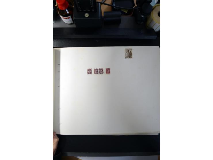 1840/1945, ungebrauchte und gestempelte Sammlung in sechs Alben, dabei Altdeutsche Staaten mit größerem Teil Bayern beginnend
