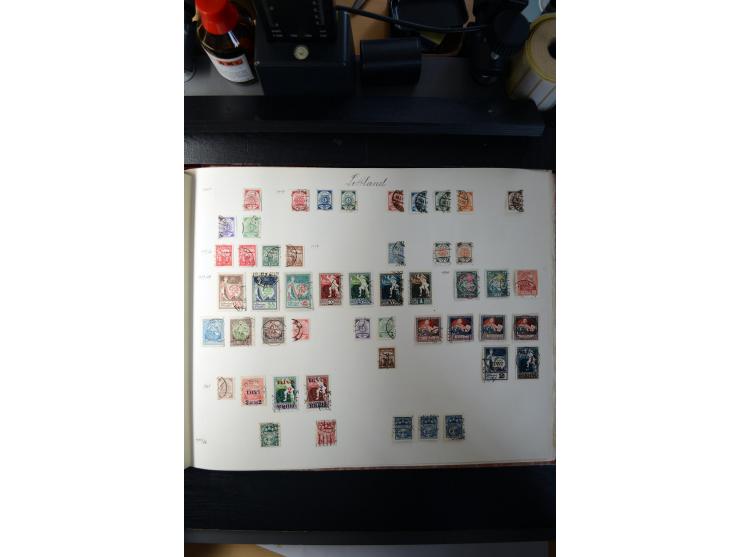 1840/1945, ungebrauchte und gestempelte Sammlung in sechs Alben, dabei Altdeutsche Staaten mit größerem Teil Bayern beginnend