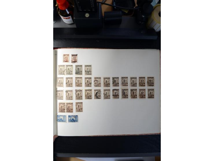 1840/1945, ungebrauchte und gestempelte Sammlung in sechs Alben, dabei Altdeutsche Staaten mit größerem Teil Bayern beginnend