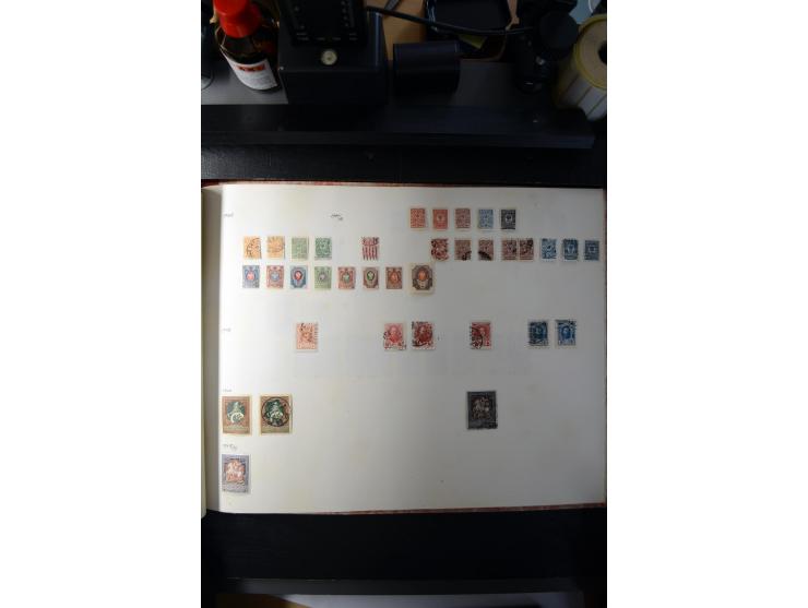 1840/1945, ungebrauchte und gestempelte Sammlung in sechs Alben, dabei Altdeutsche Staaten mit größerem Teil Bayern beginnend