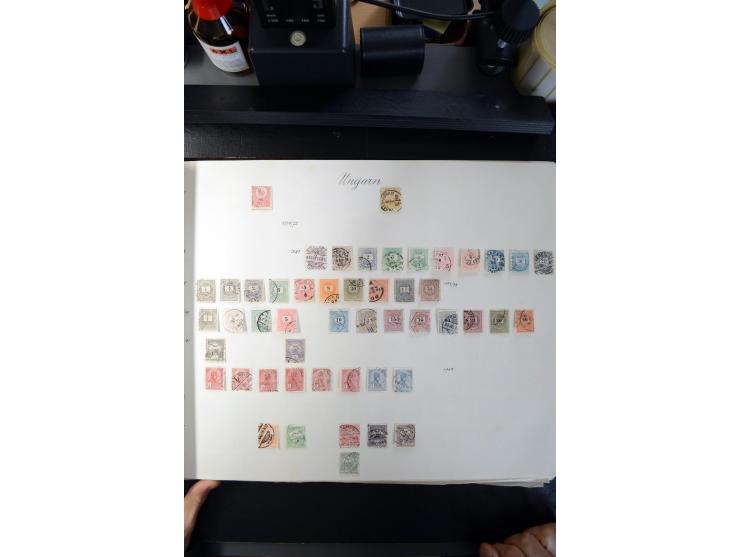 1840/1945, ungebrauchte und gestempelte Sammlung in sechs Alben, dabei Altdeutsche Staaten mit größerem Teil Bayern beginnend