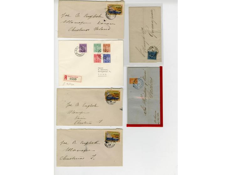 1856/1944, kleine Partie Marken und Briefe, dabei Britische Kolonien und Südamerika, teils mit Befund/Attest