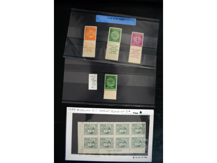 1860/1960 (ca.), interessante Partie auf Steckkarten, dabei u.a. Frankreich 311 und 321 (je2 ungebr.) sowie bessere Klassik s