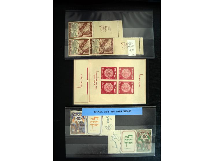 1860/1960 (ca.), interessante Partie auf Steckkarten, dabei u.a. Frankreich 311 und 321 (je2 ungebr.) sowie bessere Klassik s