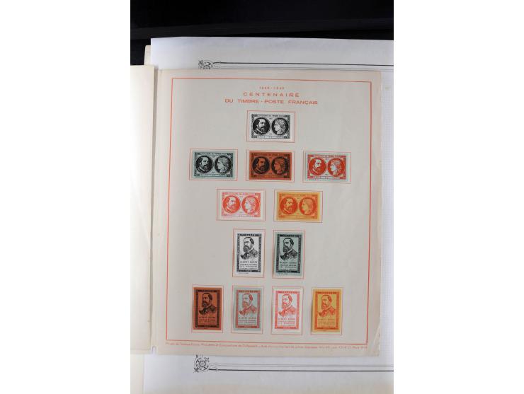 1889/1950, ungebrauchte/postfrische und gestempelte Partie, dabei eine Sammlung Frankreich mit besseren, u.a. Mi.-Nr. 321 auf