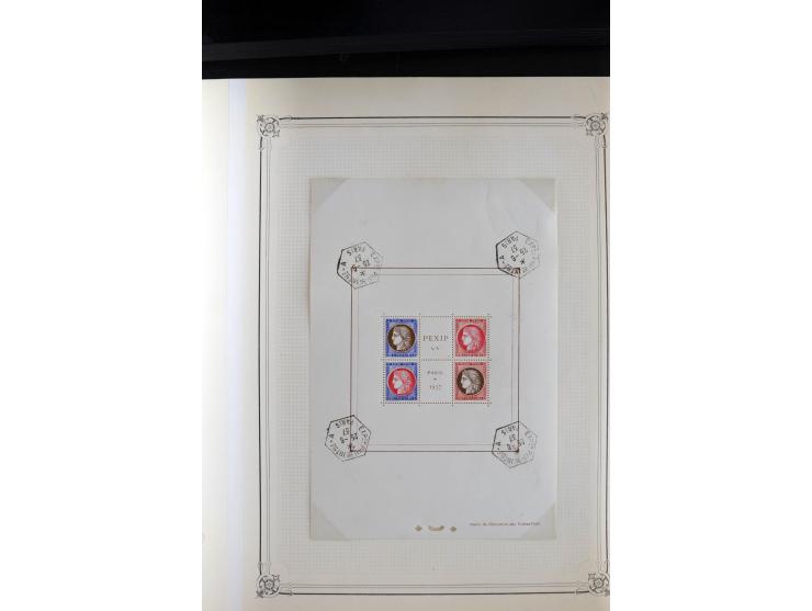1889/1950, ungebrauchte/postfrische und gestempelte Partie, dabei eine Sammlung Frankreich mit besseren, u.a. Mi.-Nr. 321 auf