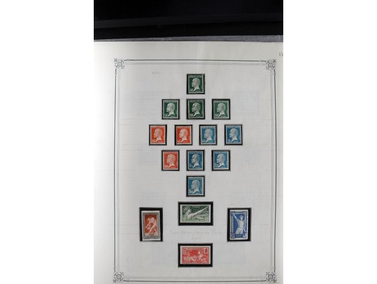 1889/1950, ungebrauchte/postfrische und gestempelte Partie, dabei eine Sammlung Frankreich mit besseren, u.a. Mi.-Nr. 321 auf