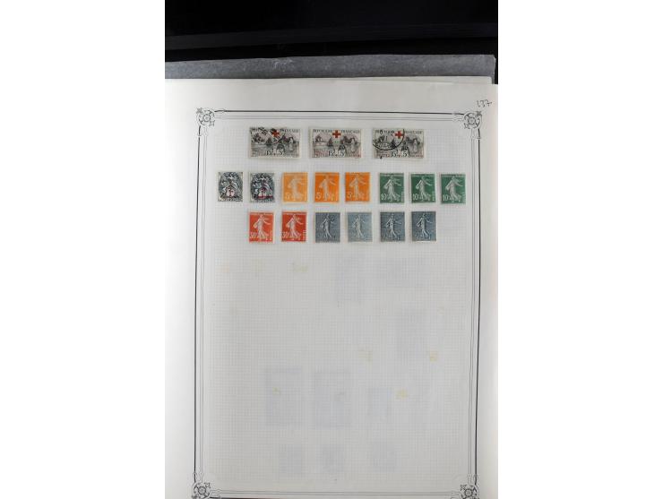 1889/1950, ungebrauchte/postfrische und gestempelte Partie, dabei eine Sammlung Frankreich mit besseren, u.a. Mi.-Nr. 321 auf