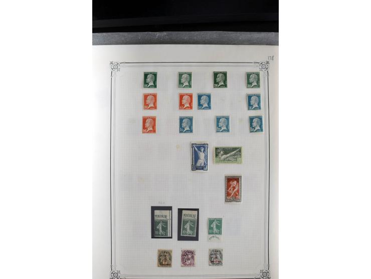 1889/1950, ungebrauchte/postfrische und gestempelte Partie, dabei eine Sammlung Frankreich mit besseren, u.a. Mi.-Nr. 321 auf