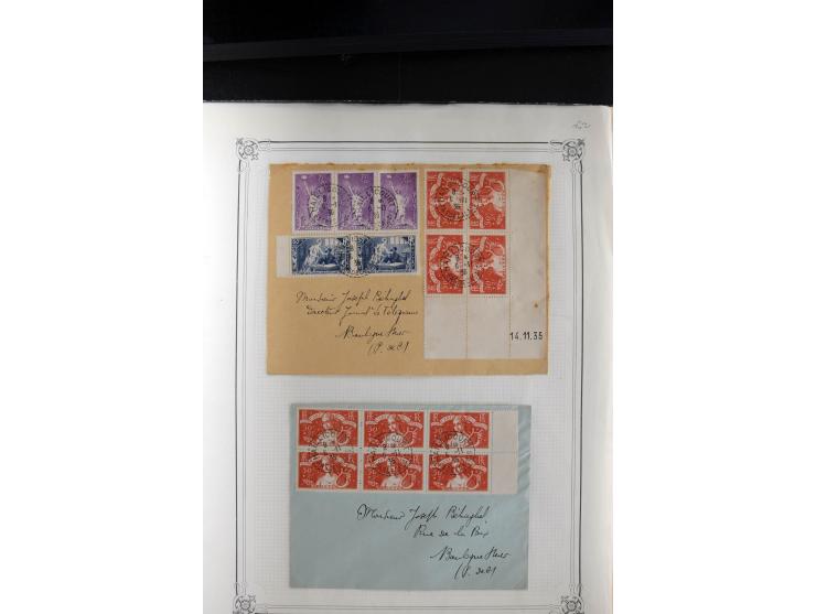 1889/1950, ungebrauchte/postfrische und gestempelte Partie, dabei eine Sammlung Frankreich mit besseren, u.a. Mi.-Nr. 321 auf