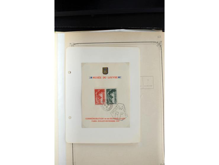 1889/1950, ungebrauchte/postfrische und gestempelte Partie, dabei eine Sammlung Frankreich mit besseren, u.a. Mi.-Nr. 321 auf