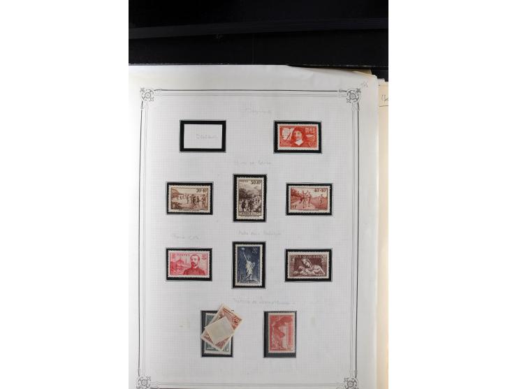 1889/1950, ungebrauchte/postfrische und gestempelte Partie, dabei eine Sammlung Frankreich mit besseren, u.a. Mi.-Nr. 321 auf