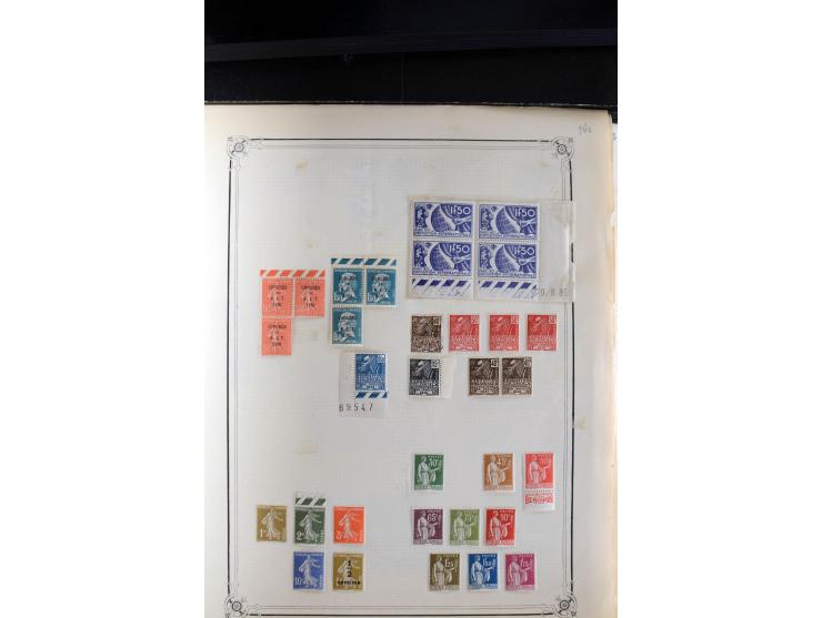 1889/1950, ungebrauchte/postfrische und gestempelte Partie, dabei eine Sammlung Frankreich mit besseren, u.a. Mi.-Nr. 321 auf