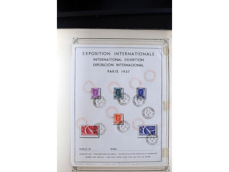 1889/1950, ungebrauchte/postfrische und gestempelte Partie, dabei eine Sammlung Frankreich mit besseren, u.a. Mi.-Nr. 321 auf