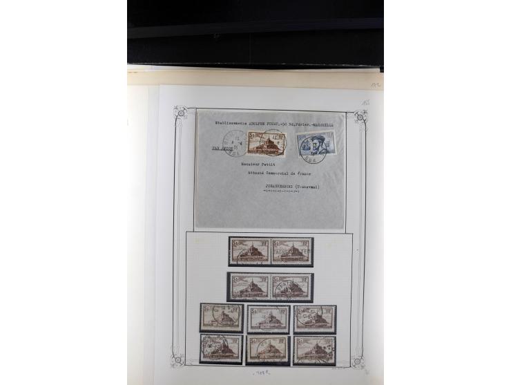 1889/1950, ungebrauchte/postfrische und gestempelte Partie, dabei eine Sammlung Frankreich mit besseren, u.a. Mi.-Nr. 321 auf