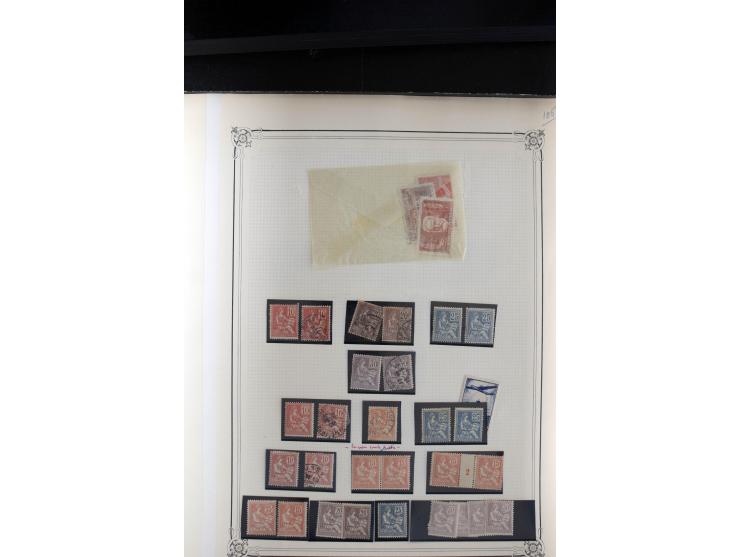 1889/1950, ungebrauchte/postfrische und gestempelte Partie, dabei eine Sammlung Frankreich mit besseren, u.a. Mi.-Nr. 321 auf