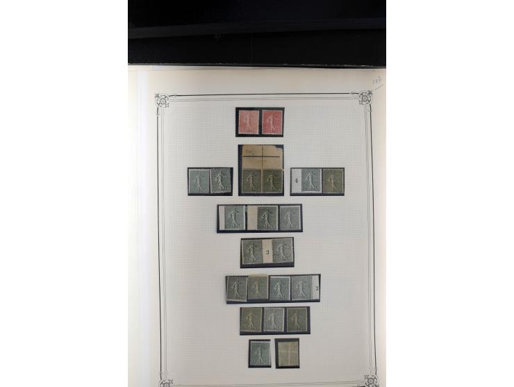 1889/1950, ungebrauchte/postfrische und gestempelte Partie, dabei eine Sammlung Frankreich mit besseren, u.a. Mi.-Nr. 321 auf