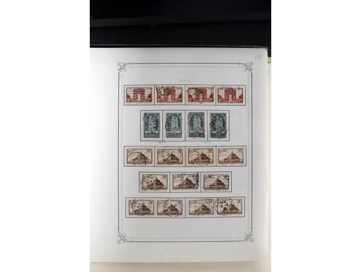 1889/1950, ungebrauchte/postfrische und gestempelte Partie, dabei eine Sammlung Frankreich mit besseren, u.a. Mi.-Nr. 321 auf