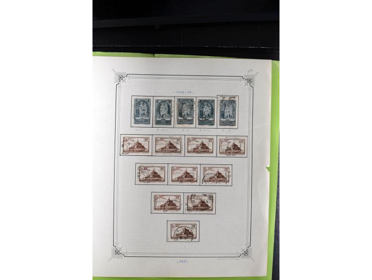 1889/1950, ungebrauchte/postfrische und gestempelte Partie, dabei eine Sammlung Frankreich mit besseren, u.a. Mi.-Nr. 321 auf
